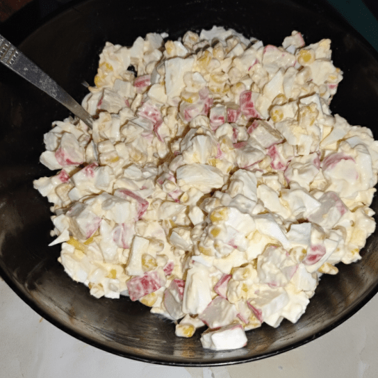 Рецепт крабового салату