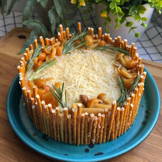 Салат «Гриби на городі»