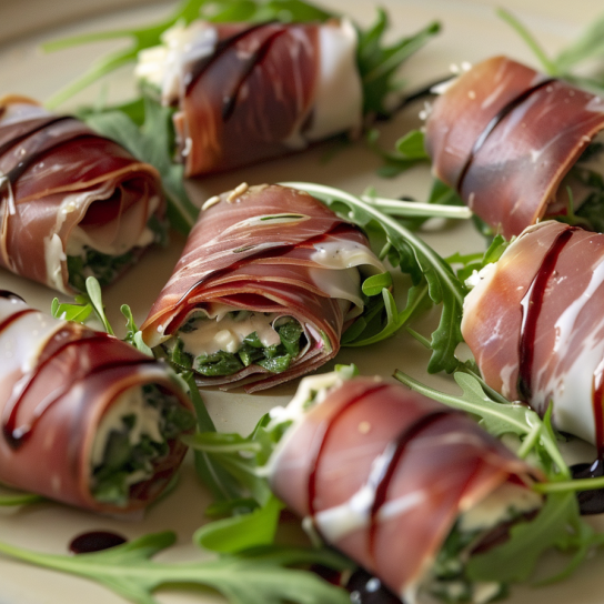 Роли з прошуто й сиру