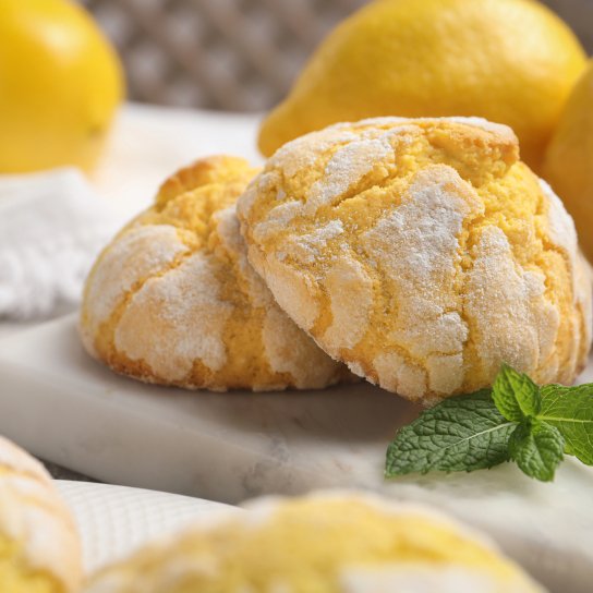 Лимонне печиво з тріщинками