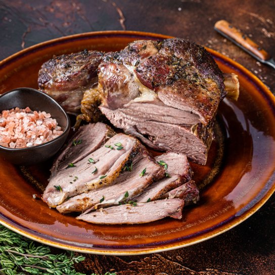 Запечена баранина з гарбузом