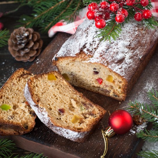Різдвяний кекс на цілозерновому борошні