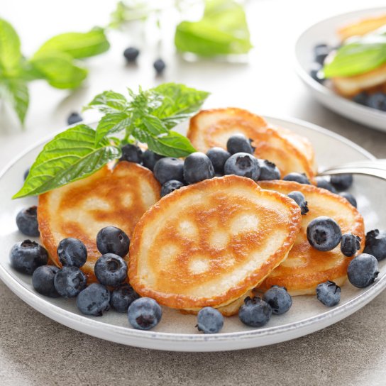 Пишні оладки на кефірі