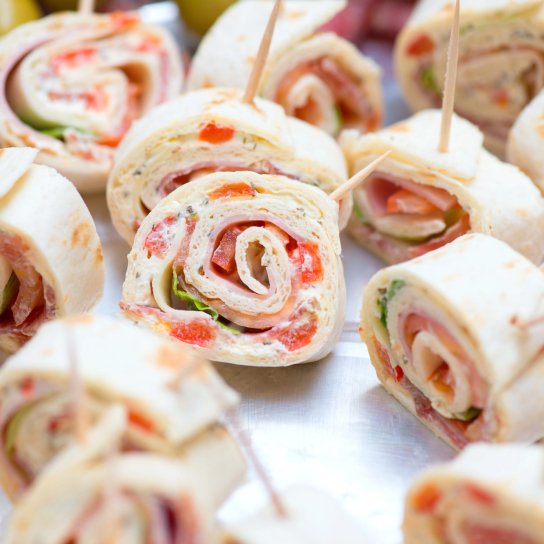 Рулети з лаваша на Новий Рік