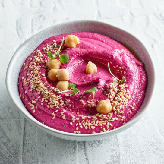 Бурякове пюре із сиром і горіхами