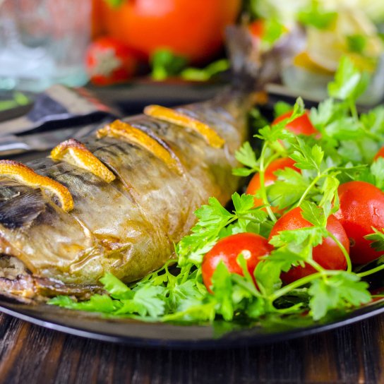 Скумбрія в мультиварці