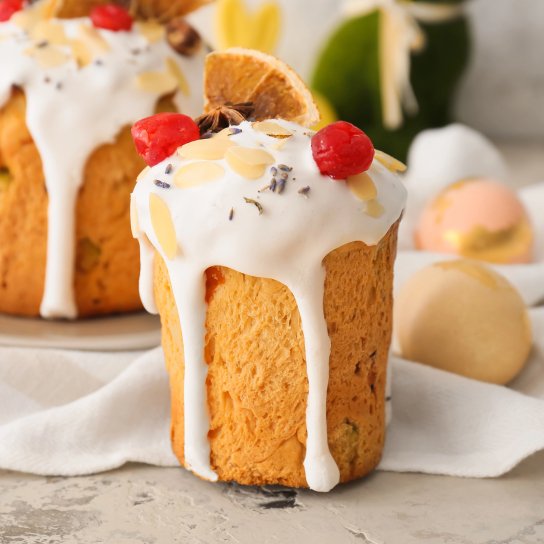 Мигдально-макова паска без дріжджів і цукру