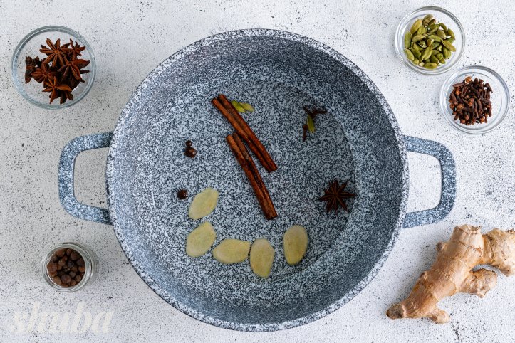 спеції в каструлі