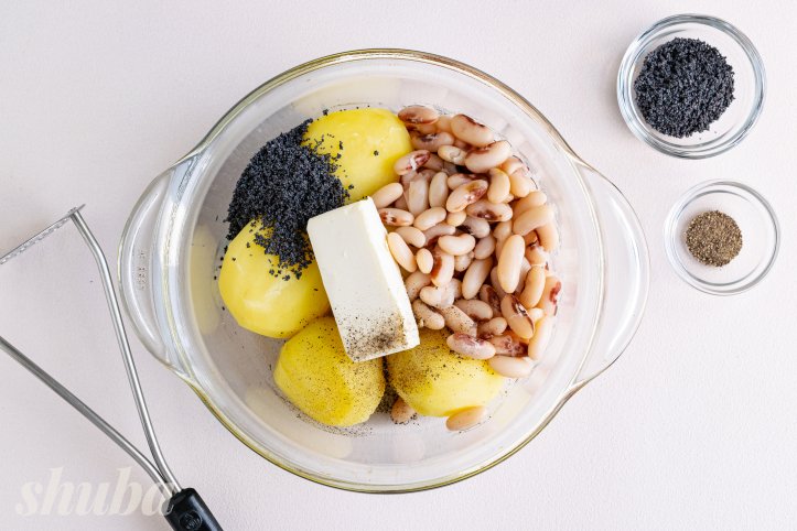 картопля, квасоля та мак