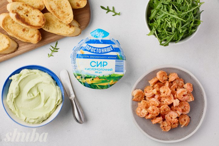 смажені креветки