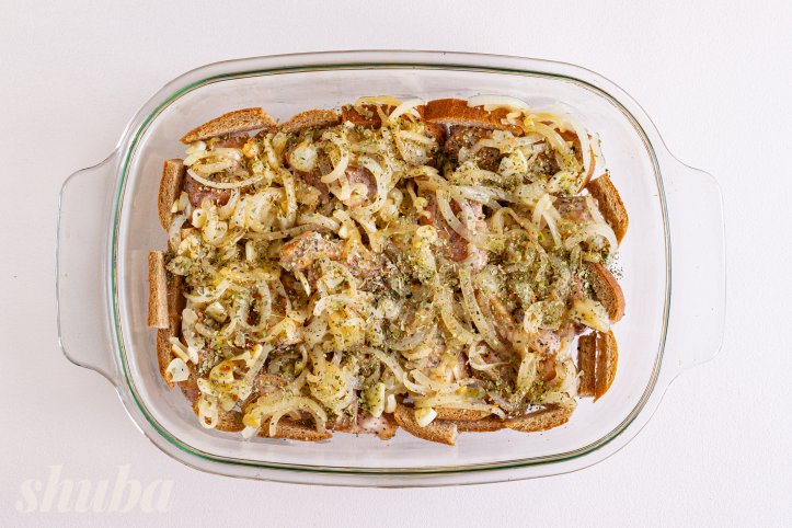 овочі та спеції з мʼясом