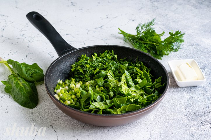 зелень з вершковим маслом