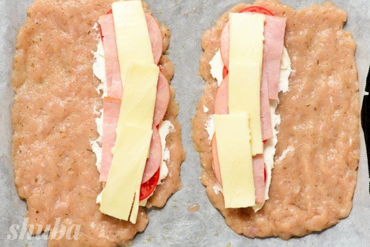 моцарела та шинка