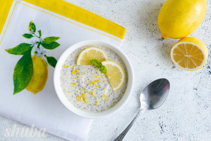 нічна вівсянка з маком та лимоном