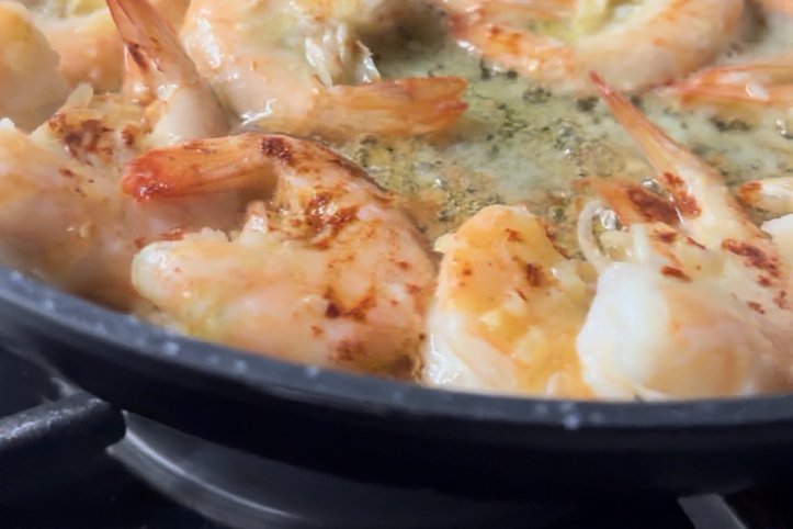 Смажені креветки