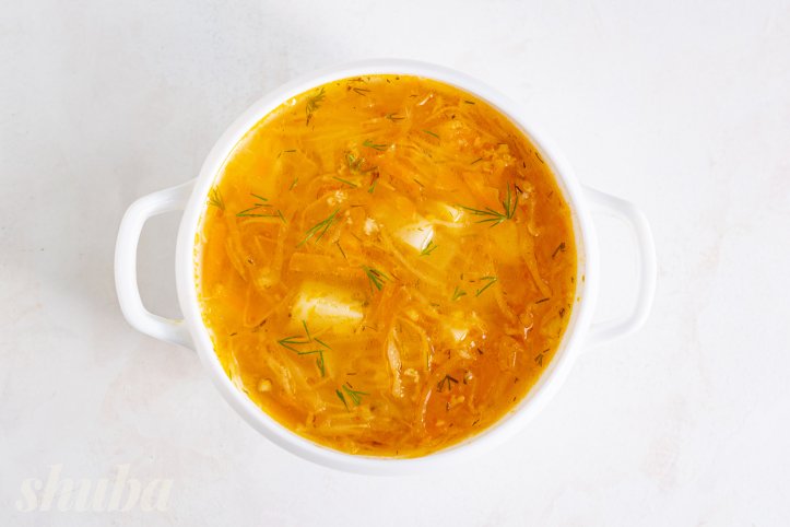 пісний капусняк з пшоном