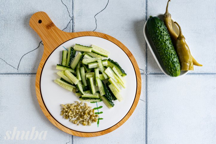 огірок та перець