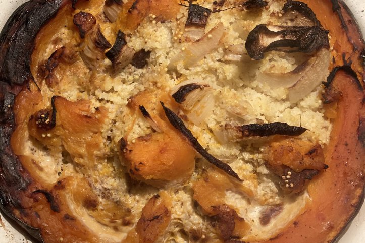 Гарбуз з пшоном та молоком Гарбуз з пшоном та молоком