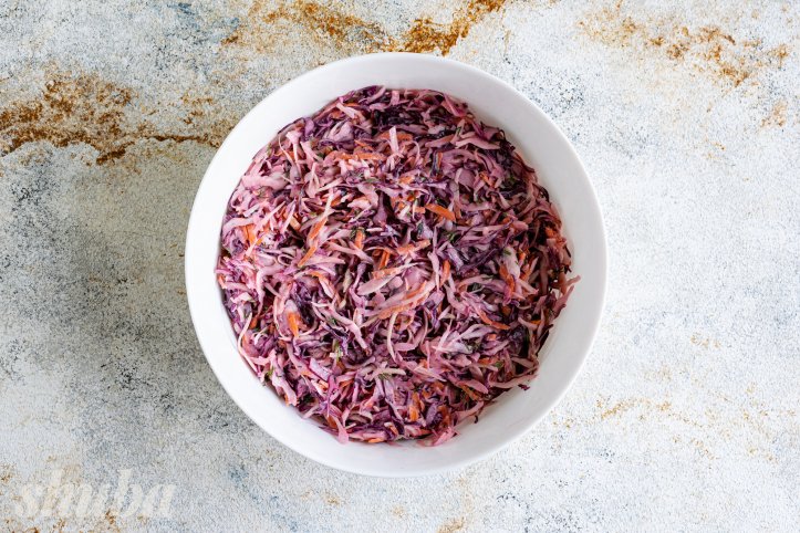 салат з капусти з заправкою