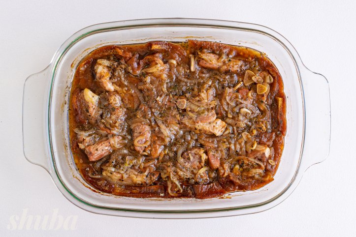 запечене мʼясо у квасі