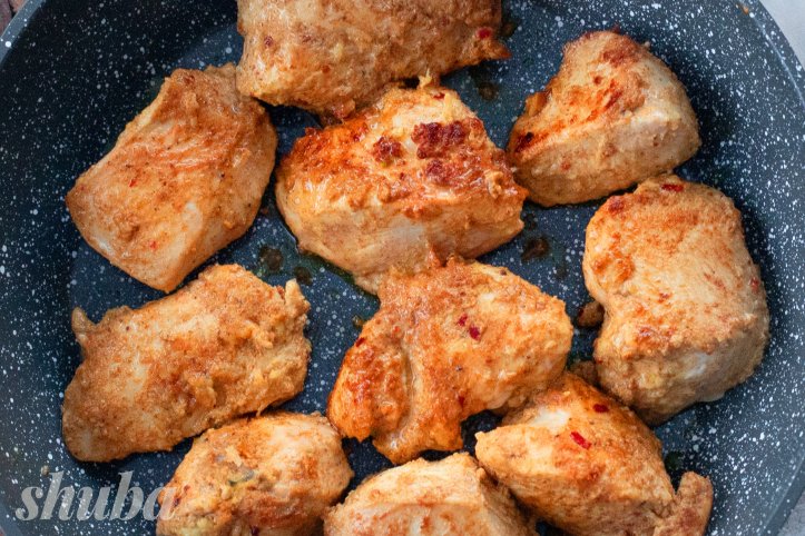 обсмажена курка