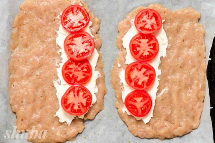 крем-сир і томати