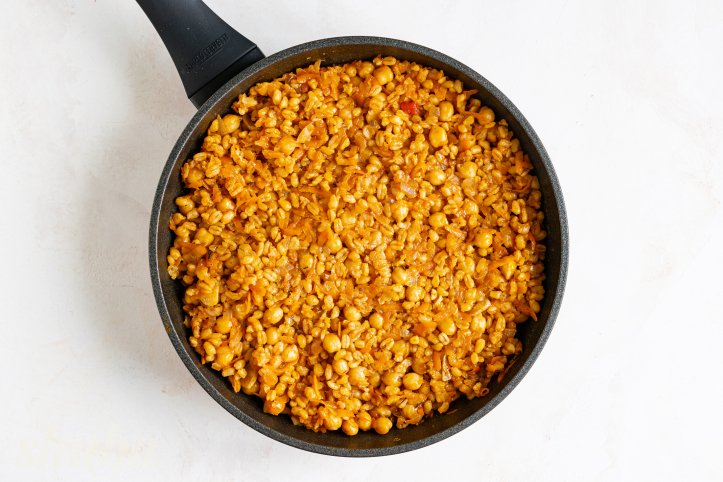 булгур з овочами