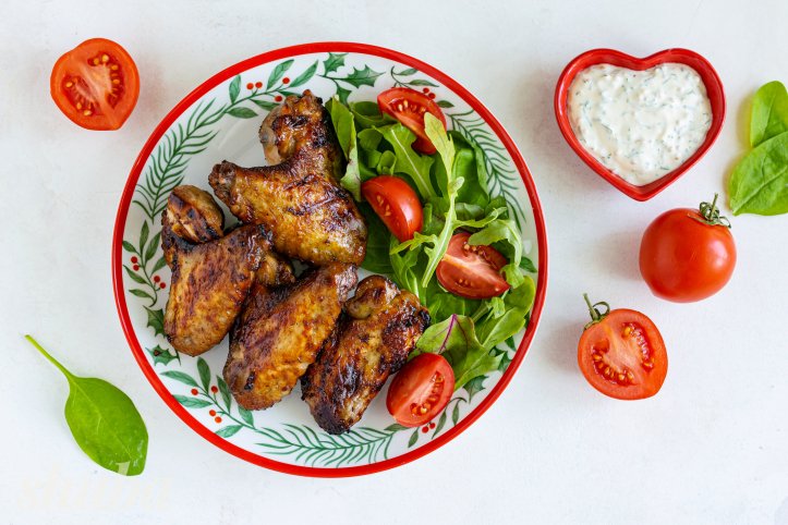 курячі крильця з медом і лимоном