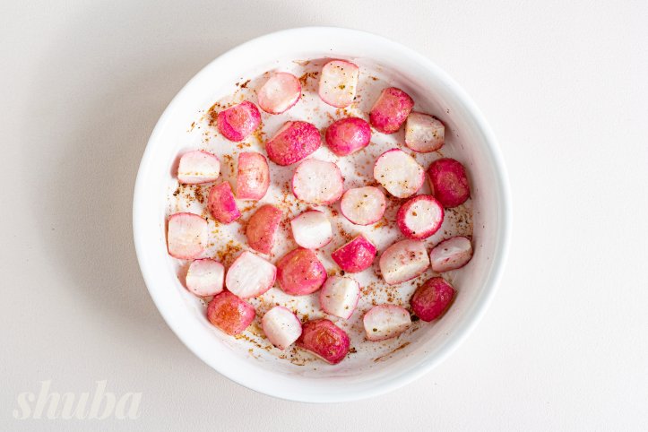 запечений редис