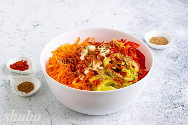 овочі зі спеціями