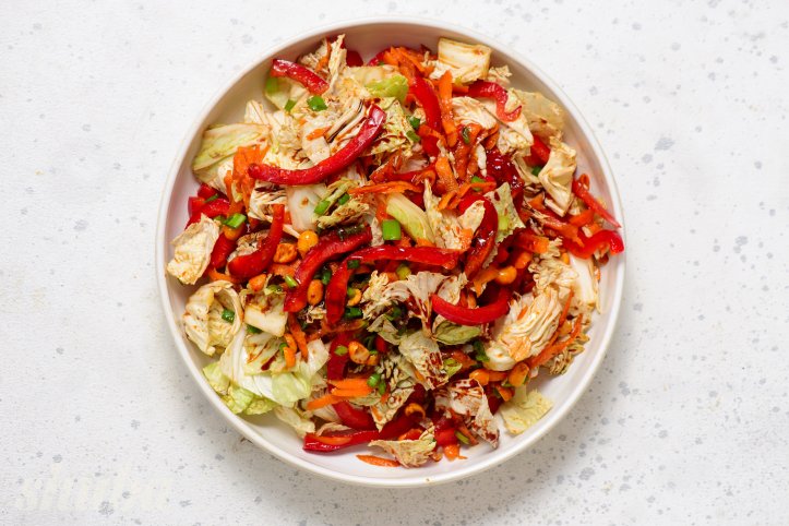 овочі з заправкою