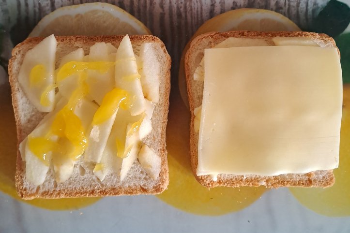 Канапки з яблуками