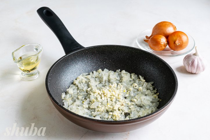 цибуля з часником