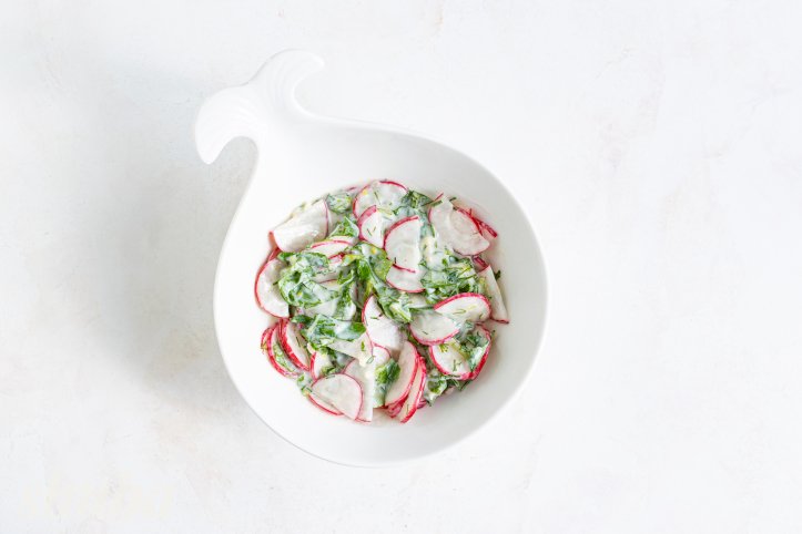 редиска з соусом