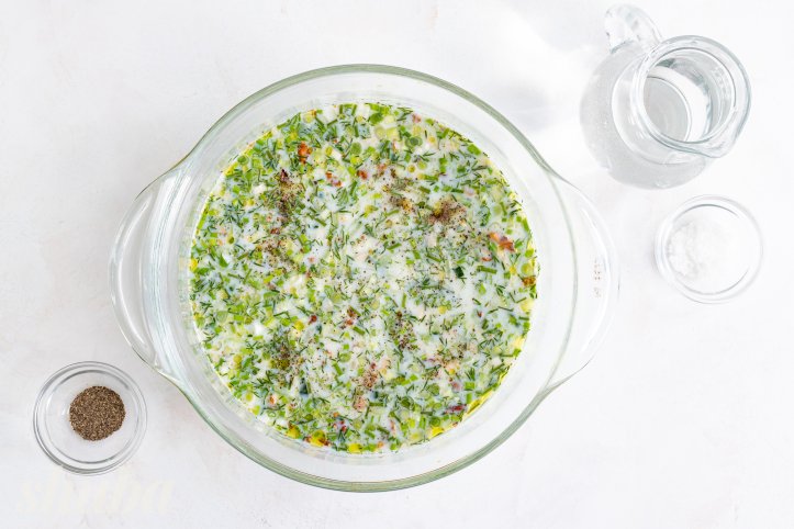 вода, сіль та перець