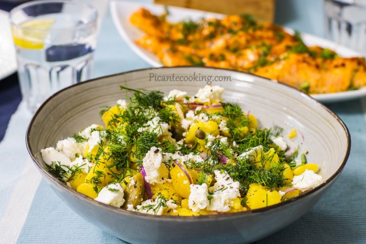 Грецький картопляний салат