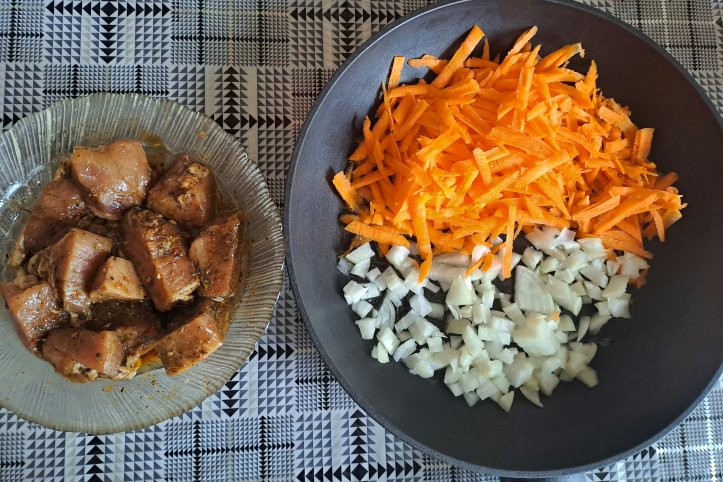 овочі та мʼясо