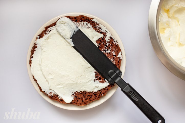 коржі з кремом