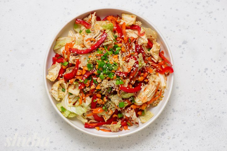 салат з пекінською капустою