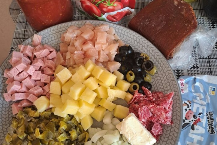 Продукти для солянки