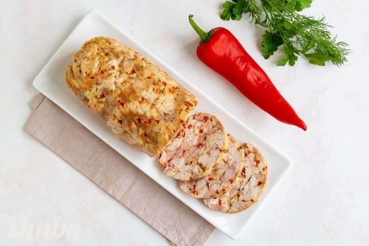 домашня куряча ковбаса