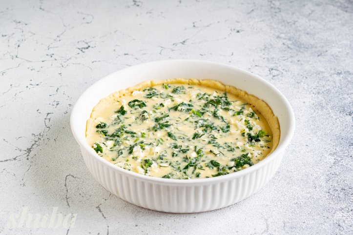 яєчно-вершкова заливка у тісті