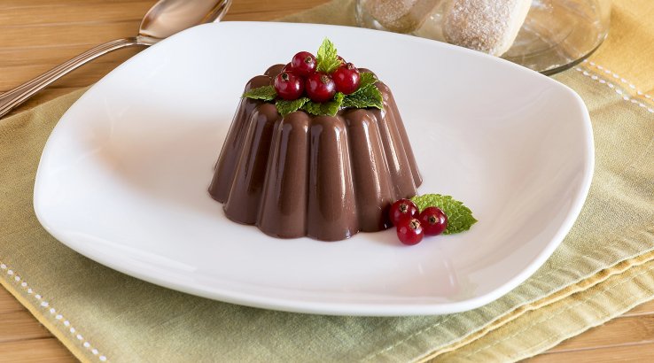 Мусовий десерт з хурми та какао