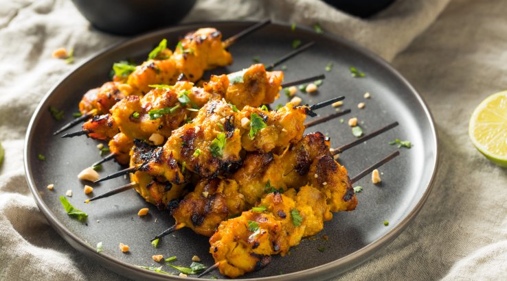 Шашлик на сковороді