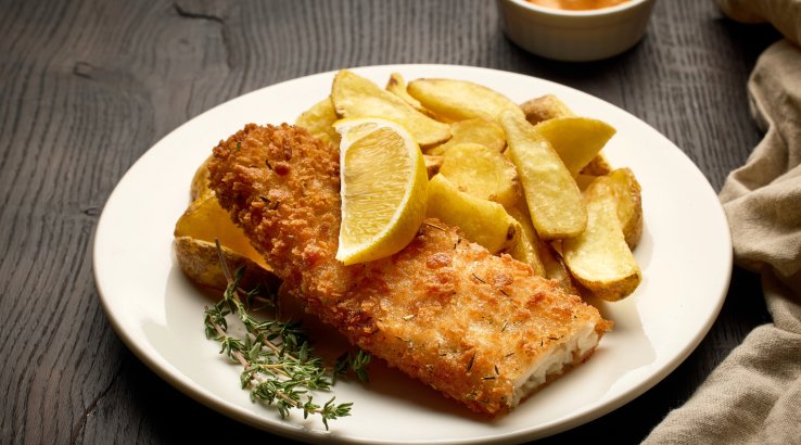 Запечене рибне філе з вівсяно-сирною скоринкою