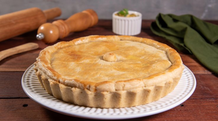 Пісний цибулевий пиріг