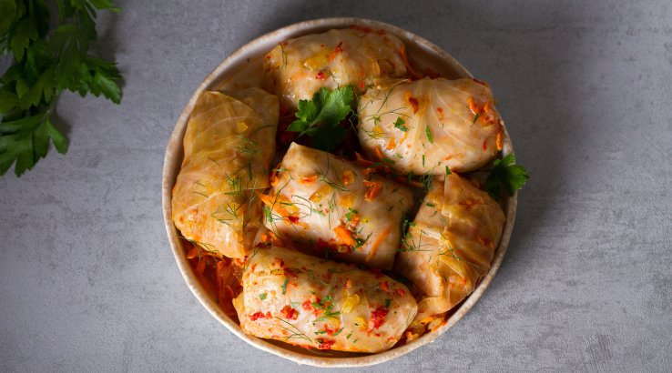 Фарш в капустяних листах