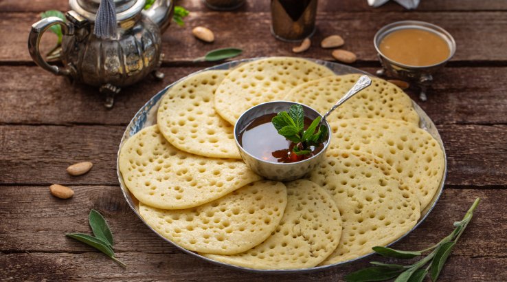 Млинці з манної крупи багрір