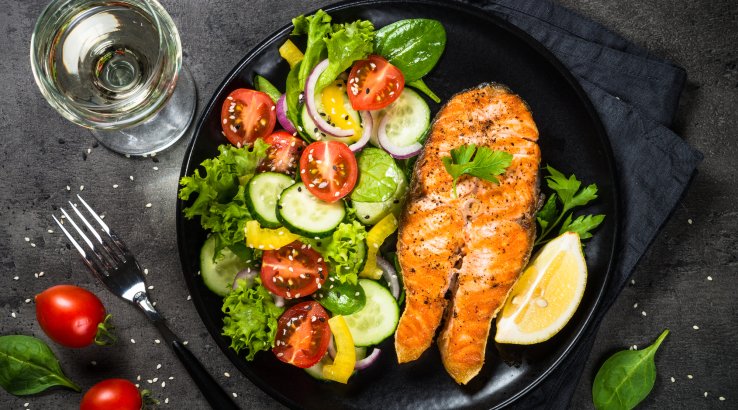 Лосось на гриле