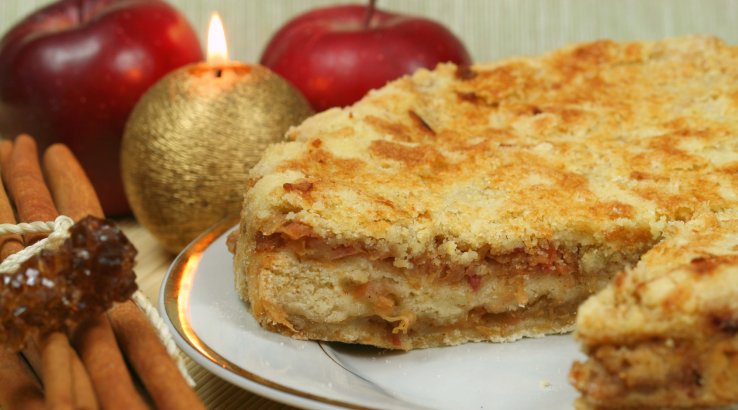 Бургундська яблучна запіканка